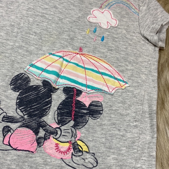 4T Girl Lot, Mickey & Minnie Top, Gap Tank, Shorts, & Stars & Stripes Skirt - Picture 3 of 10